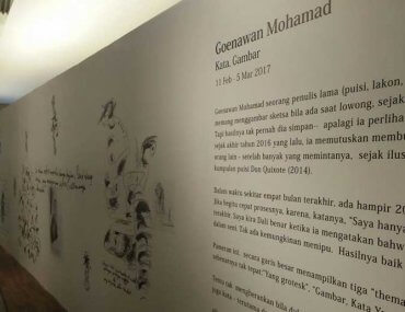 Goenawan Mohamad Kata, Gambar Exhibition