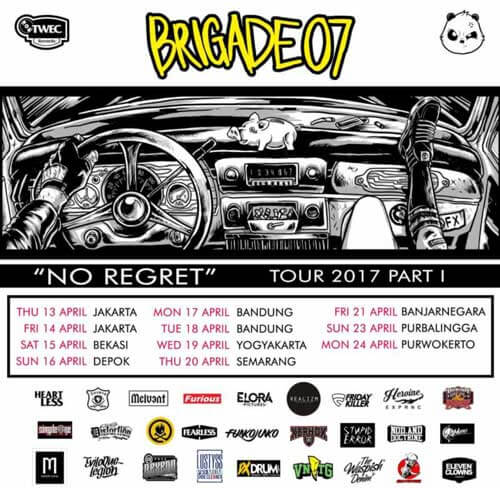 Brigade 07 No Regret Album Tour