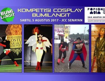 Indonesian Superhero Character in BumiLangit Cosplay Competition