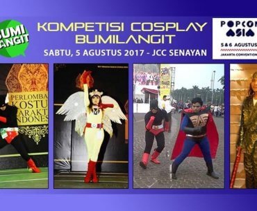 Indonesian Superhero Character in BumiLangit Cosplay Competition