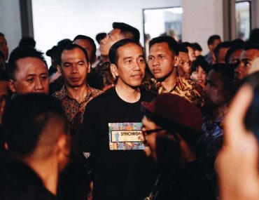 Jokowi Enjoyed Synchronize Festival 2017