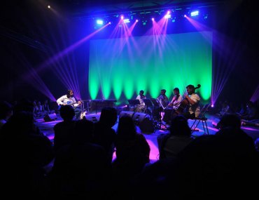 Dewa Budjana Stringed Quartet Vibraphone on Jazz Buzz Salihara 2018