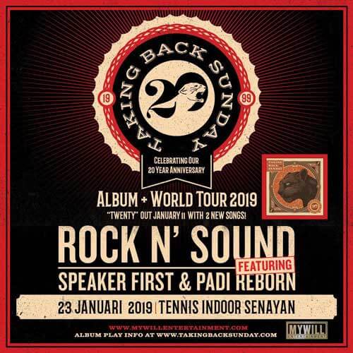 Taking Back Sunday ROCK N SOUND Tour Jakarta